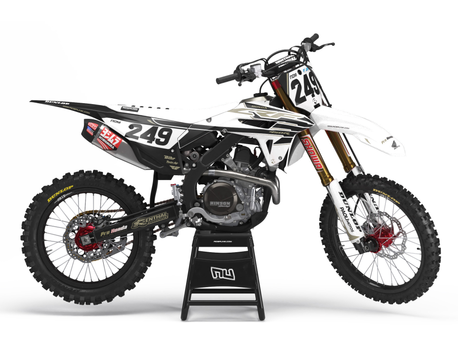 KIT DECO MOTOCROSS CR/CRF PAO WHITE 1