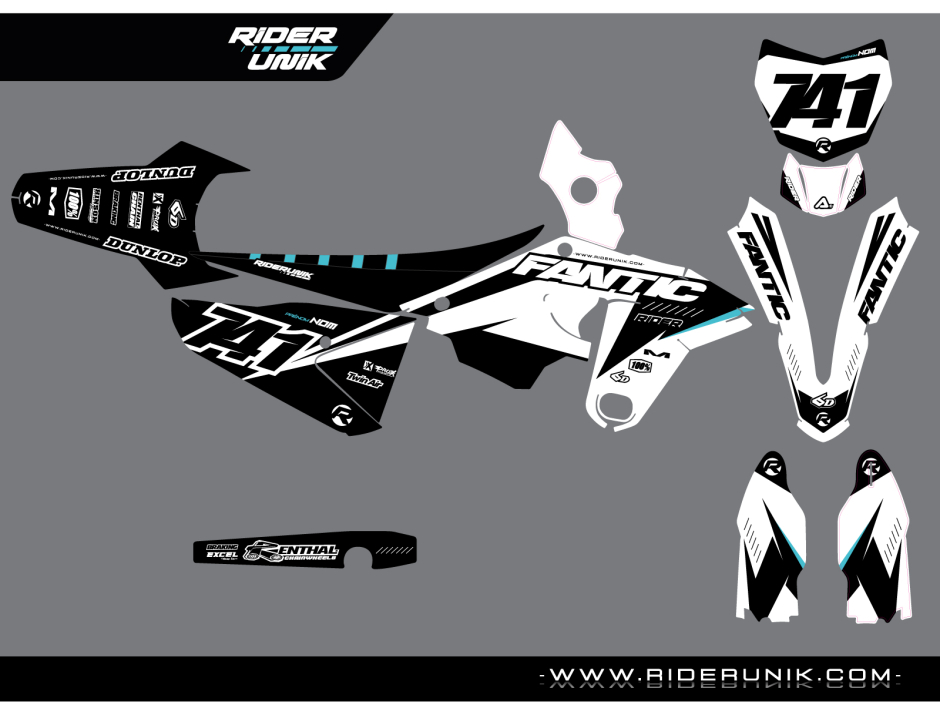 KIT DECO MOTOCROSS XE/XX CLEAN 2