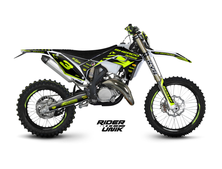 KIT DECO SHERCO PIPA FLUO SE / SE-F 1