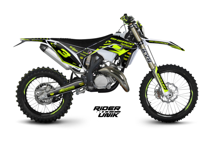 KIT DECO SHERCO PIPA FLUO SE / SE-F