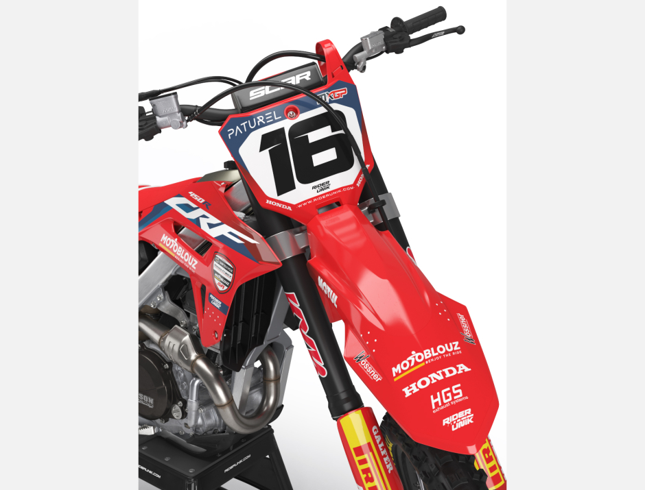 KIT DECO MOTOCROSS CR/CRF SR TEAM 3