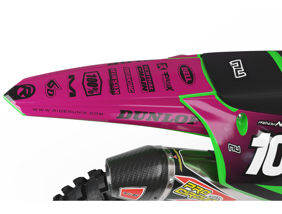 KIT DECO MOTOCROSS KAWASAKI GREENLA 2