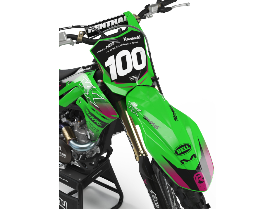 KIT DECO MOTOCROSS KAWASAKI GREENLA 3