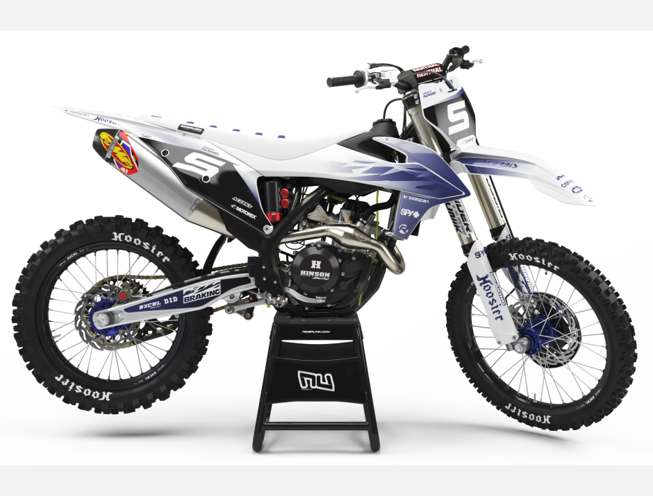 KIT DECO MOTOCROSS KTM KIWI G-FIVE WHITE 1