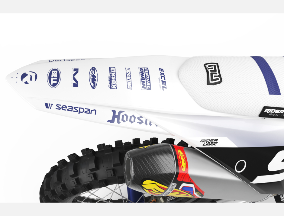 KIT DECO MOTOCROSS KTM KIWI G-FIVE WHITE 2