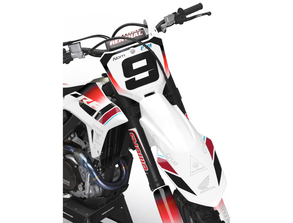 KIT DECO MOTOCROSS CR/CRF CRUZ RED 3