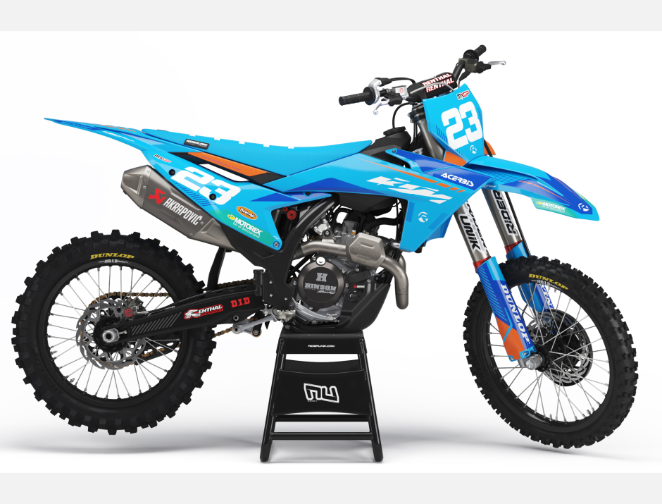 KIT DECO MOTOCROSS KTM PUR BLUE 1