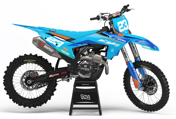 KIT DECO MOTOCROSS KTM PUR BLUE