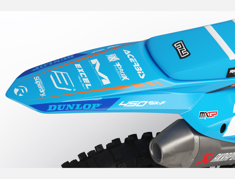 KIT DECO MOTOCROSS KTM PUR BLUE 2