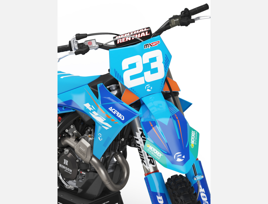 KIT DECO MOTOCROSS KTM PUR BLUE 3