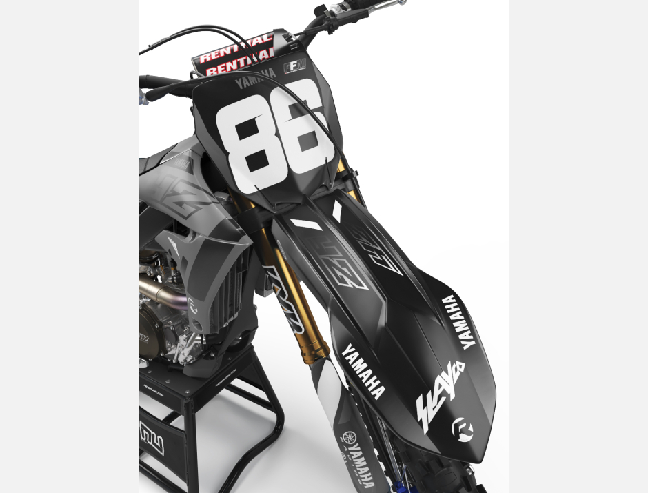 KIT DECO MOTOCROSS YZ/YZF BELI BLACK 3