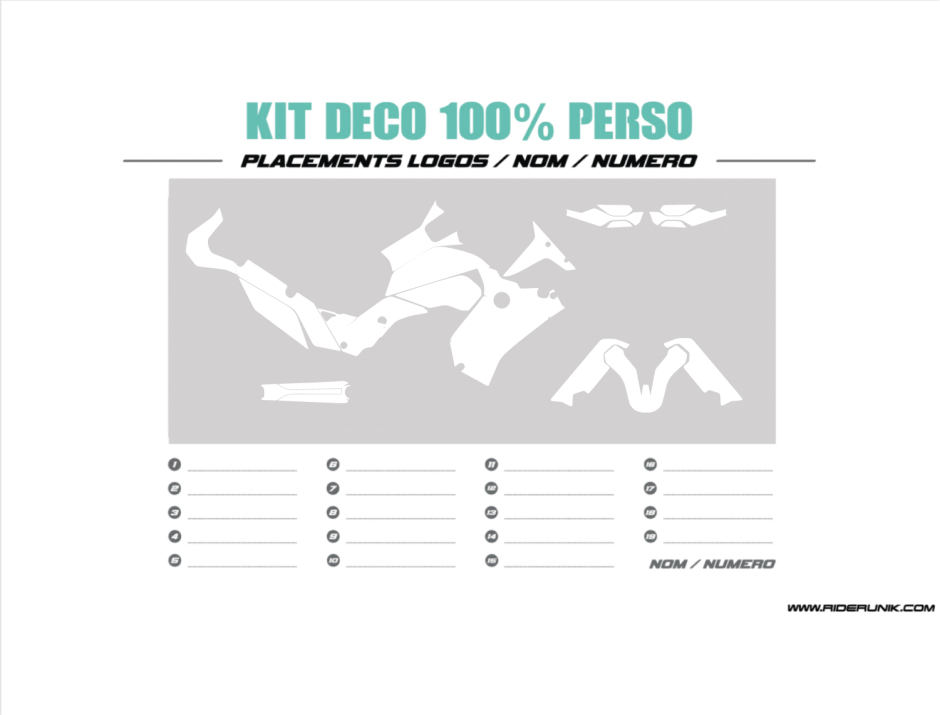 Kit Déco Personnalisé Tenere 700 1