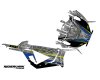KIT DECO SSV POLARIS RZR CAMO CITRON BLEU 2