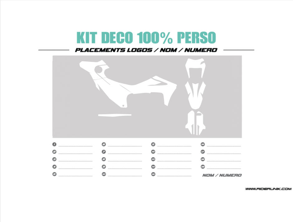 KIT DECO GASGAS 700 100% PERSO 1