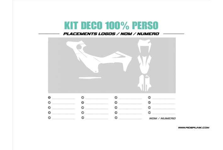 KIT DECO GASGAS 700 100% PERSO