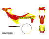 KIT DECO GASGAS 700 SM / ES MIL FLUO 2