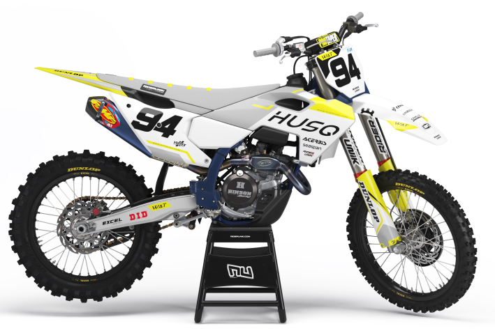 KIT DECO MOTOCROSS HUSQVARNA WAT GREY