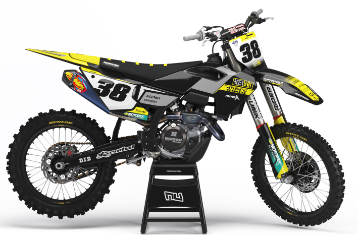 KIT DECO MOTOCROSS HUSQVARNA SLOP BLACK