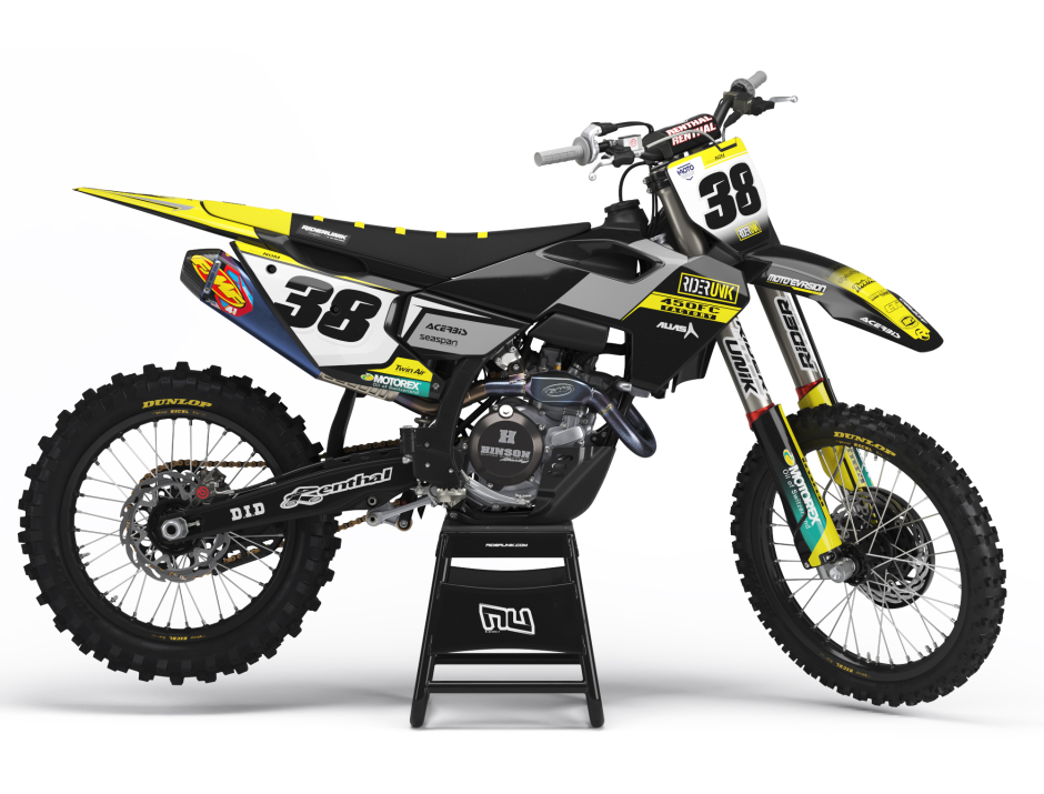 KIT DECO MOTOCROSS HUSQVARNA SLOP BLACK 1