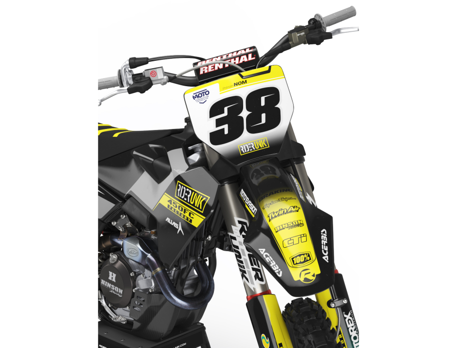 KIT DECO MOTOCROSS HUSQVARNA SLOP BLACK 3