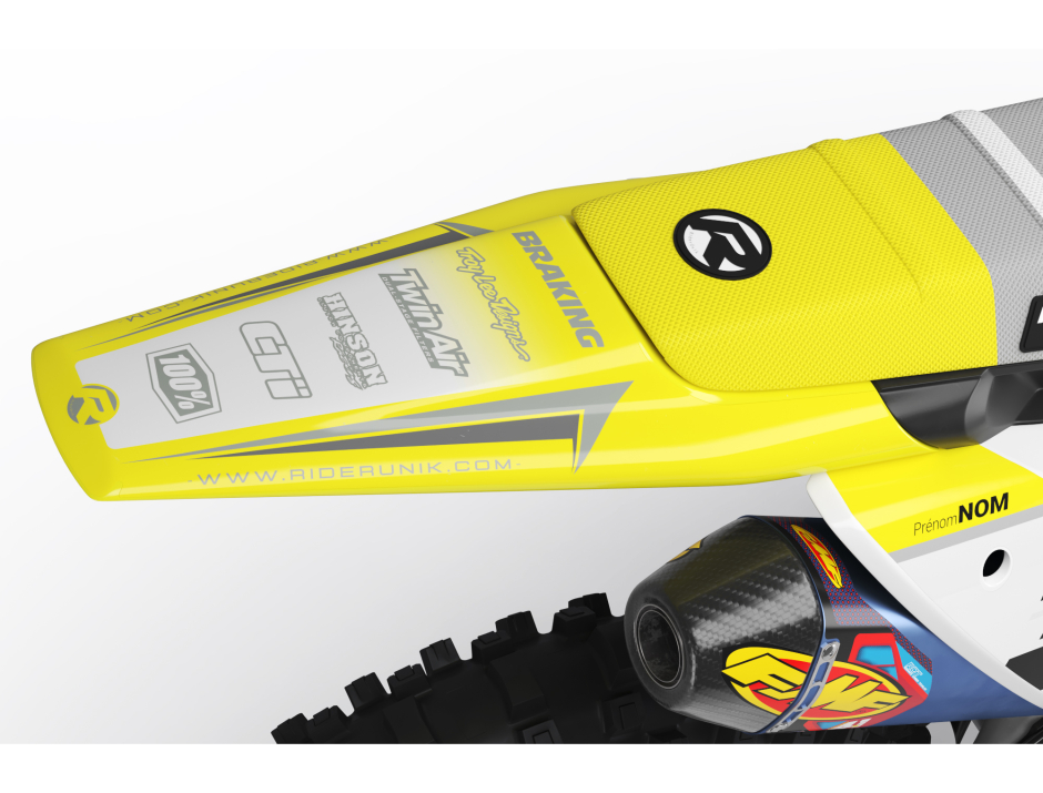 KIT DECO MOTOCROSS HUSQVARNA SLOP WHITE 2