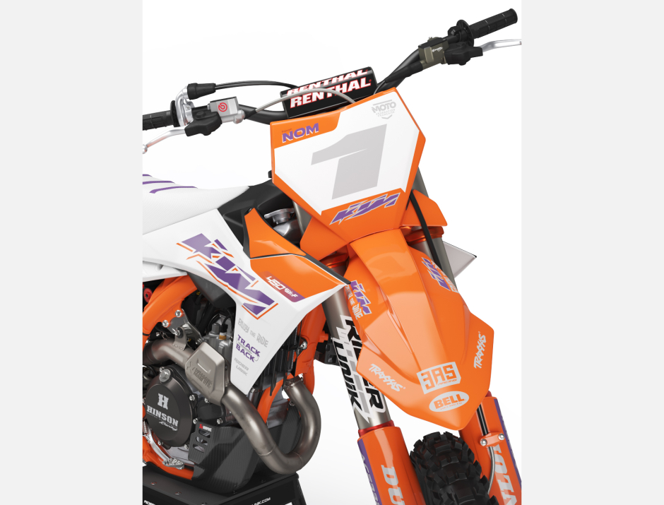 KIT DECO MOTOCROSS KTM BLAZ WHITE 3