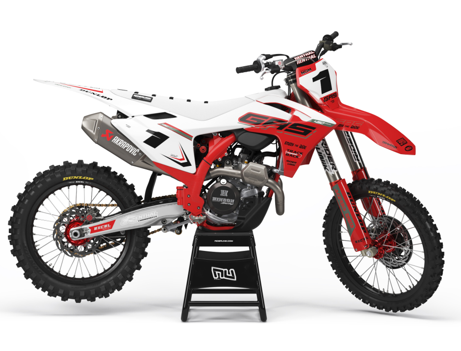 KIT DECO MOTOCROSS MC/EC BLAZ WHITE 1