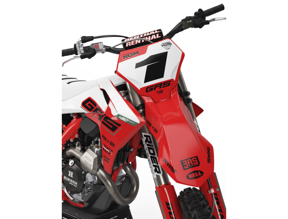 KIT DECO MOTOCROSS MC/EC BLAZ WHITE 3