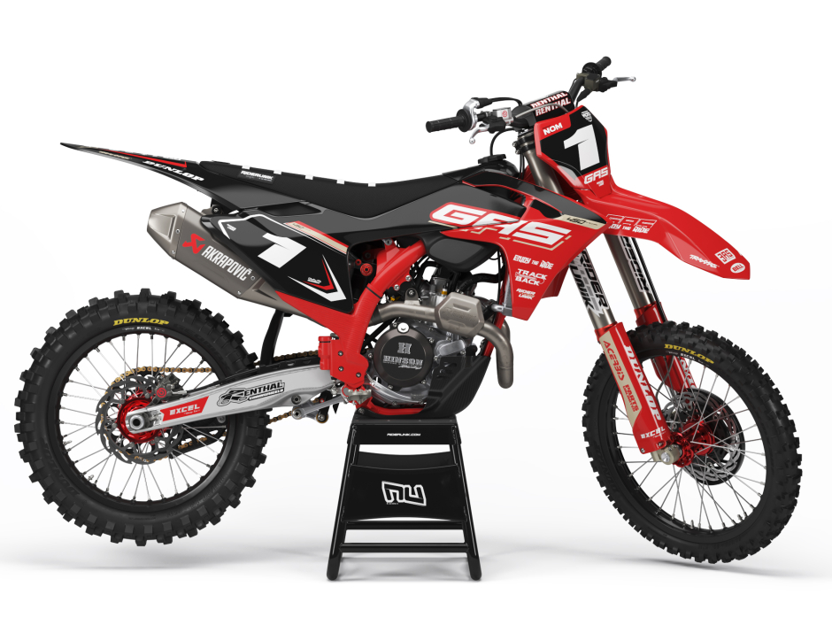 KIT DECO MOTOCROSS MC/EC BLAZ BLACK 1