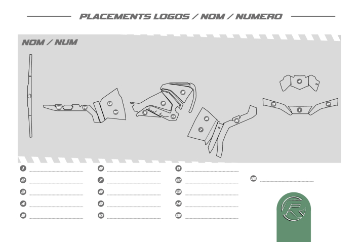 KIT DECO QUAD POLARIS 100% PERSO