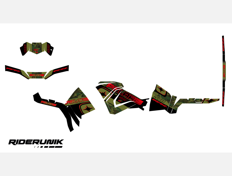 KIT DECO QUAD POLARIS LAND 2