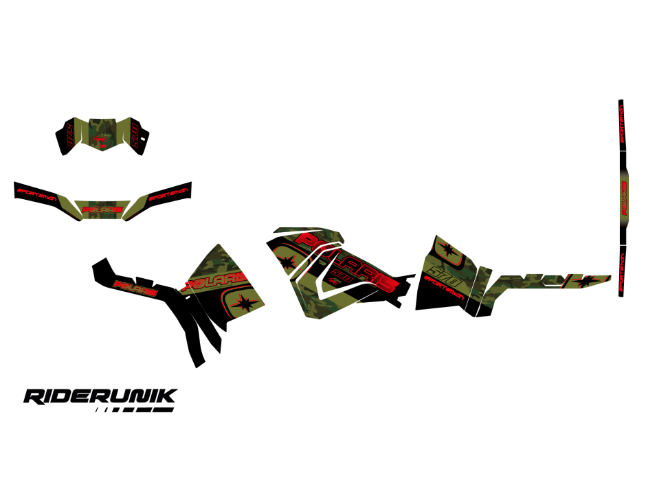 KIT DECO QUAD POLARIS LAND 2