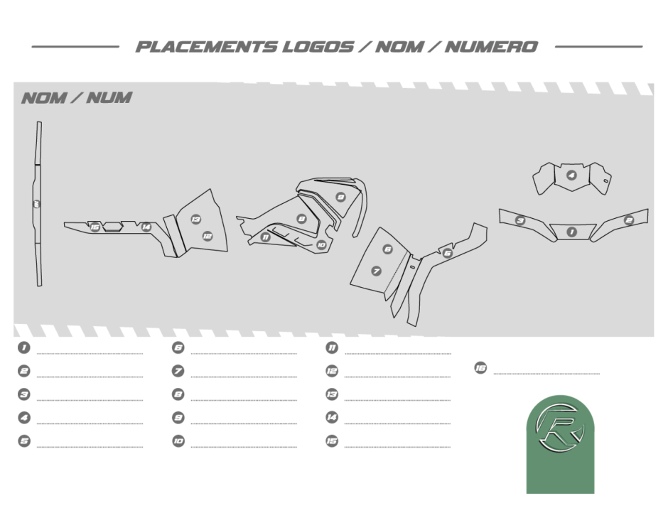 KIT DECO QUAD POLARIS LAND 3