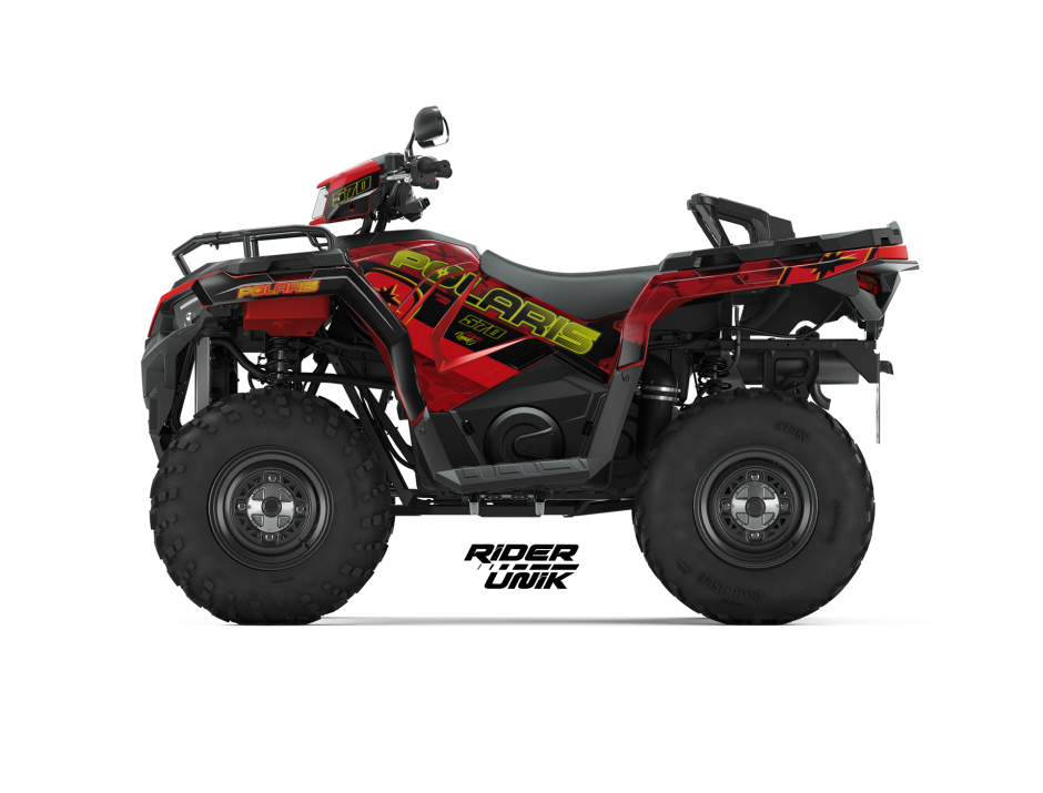 KIT DECO QUAD POLARIS LAND RED 1