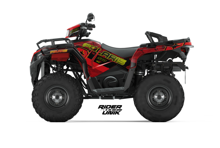 KIT DECO QUAD POLARIS LAND RED