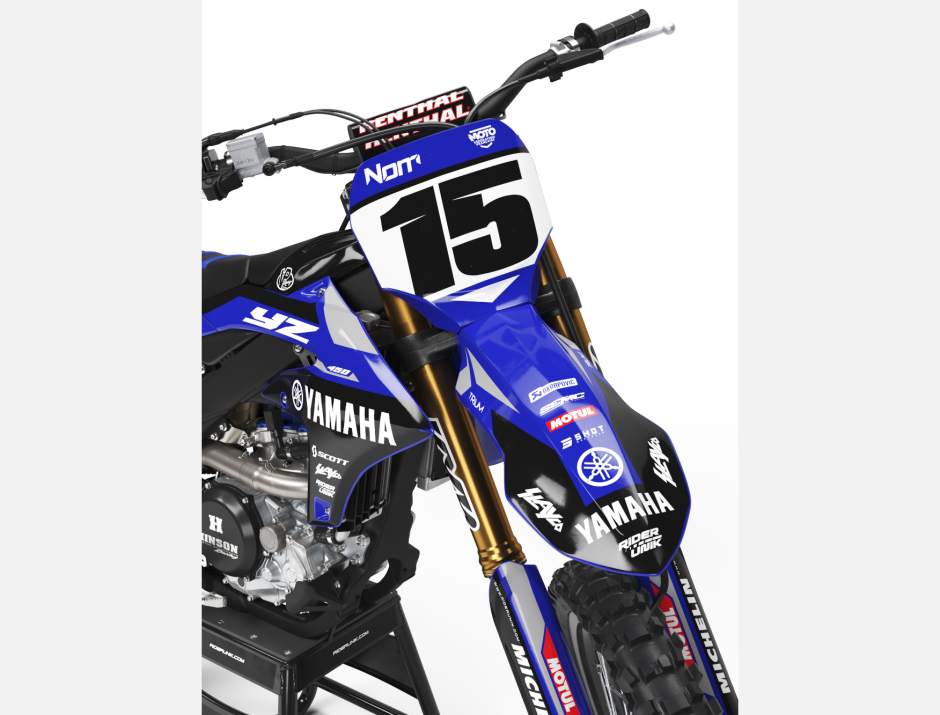 KIT DECO MOTOCROSS YZ/YZF TRIUM BLUE 3