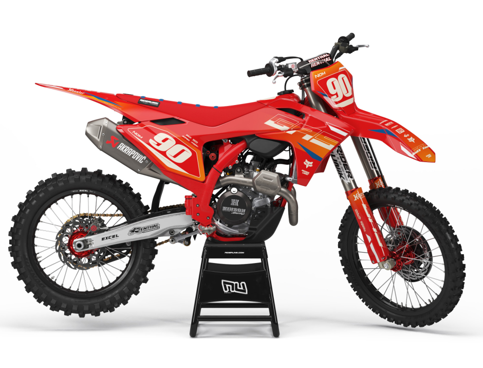 KIT DECO MOTOCROSS MC/EC FALK RED 1