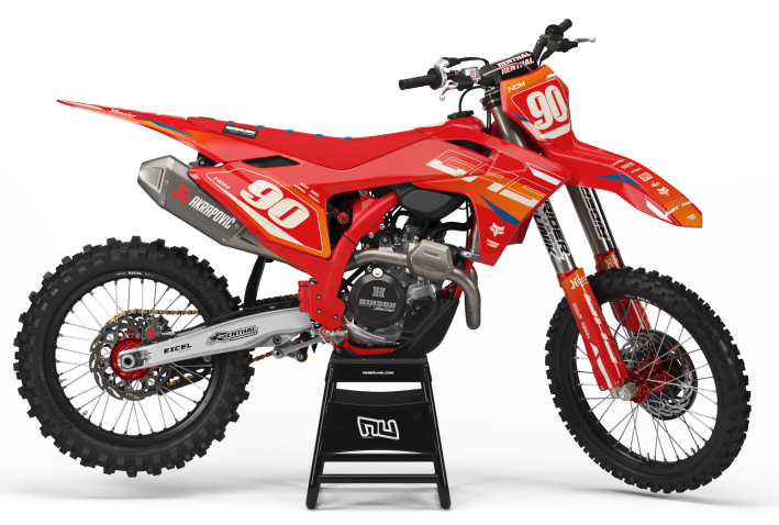 KIT DECO MOTOCROSS MC/EC FALK RED