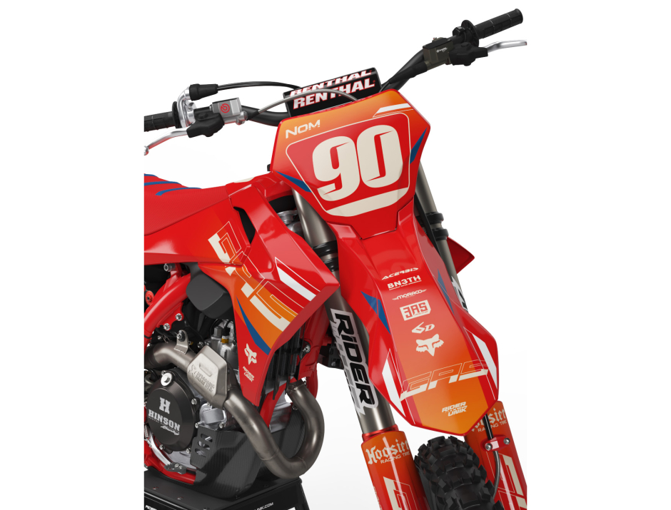KIT DECO MOTOCROSS MC/EC FALK RED 3