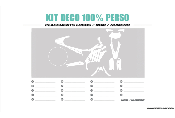 KIT DECO SUR-RON ULTRA BEE 100% PERSO