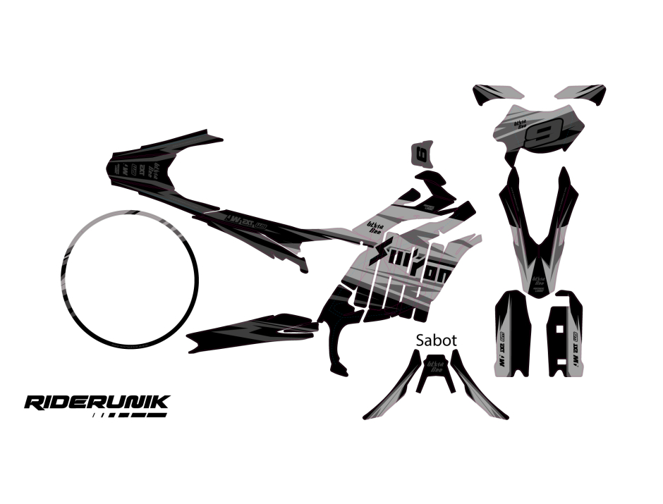 KIT DECO SUR-RON ULTRA BEE TROV GREY 2