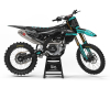 KIT DECO MOTOCROSS YZ/YZF ZEBRA TEAL 1