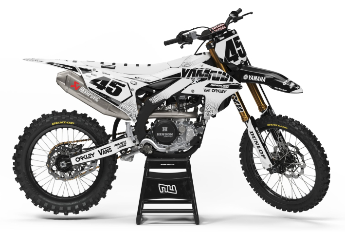 KIT DECO MOTOCROSS YZ/YZF ZEBRA WHITE