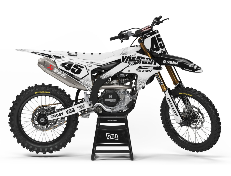 KIT DECO MOTOCROSS YZ/YZF ZEBRA WHITE 1