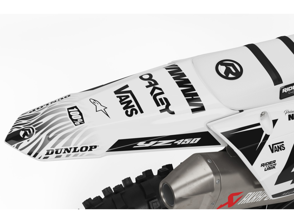 KIT DECO MOTOCROSS YZ/YZF ZEBRA WHITE 2