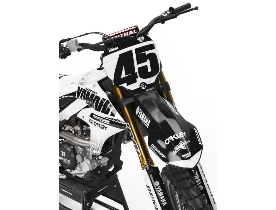 KIT DECO MOTOCROSS YZ/YZF ZEBRA WHITE 3