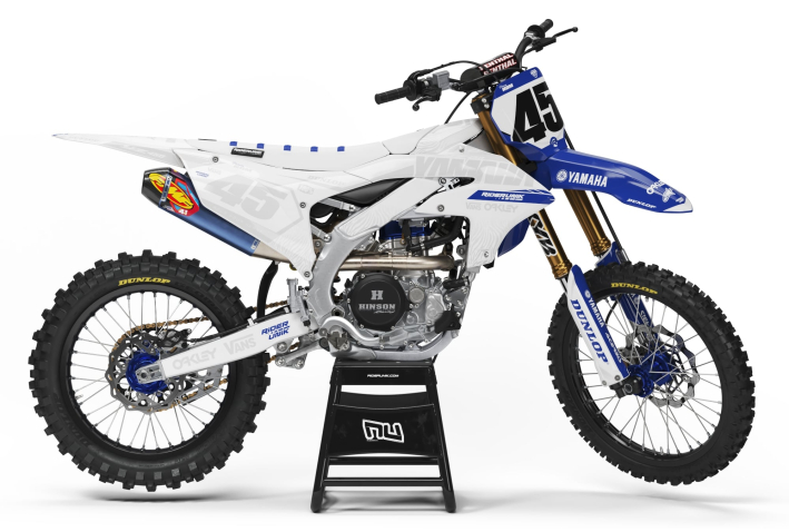 KIT DECO MOTOCROSS YZ/YZF ZEBRA BLUE