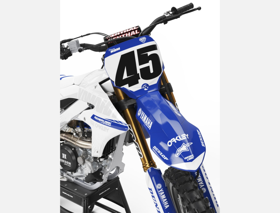 KIT DECO MOTOCROSS YZ/YZF ZEBRA BLUE 3