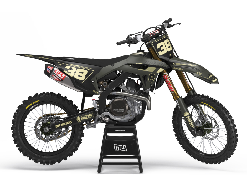 KIT DECO MOTOCROSS CR/CRF TREK KAKI 1