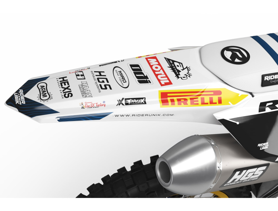 KIT DECO MOTOCROSS CR/CRF SR 24 WHITE 2